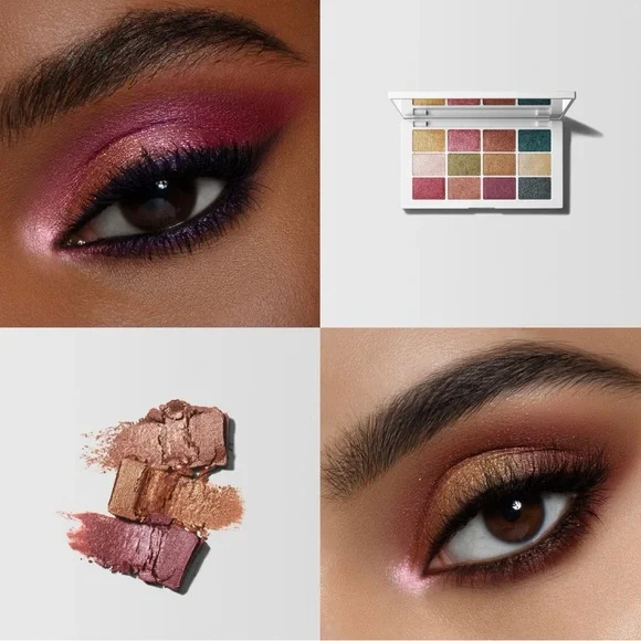 NIB Makeup By Mario Metallic Shimmer Eyeshadow Palette - Multi-Color